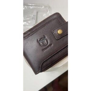 Genuine Leather Wallet for Men Large Capacity ID Window Card Case